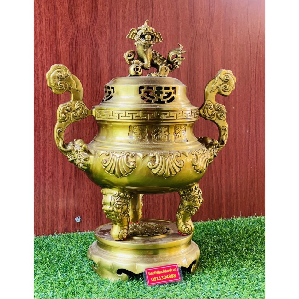  Lư Trầm đồng chính hãng Đại Bái cao 20 cm 