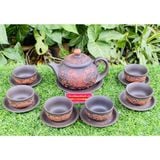  BaoKhanh-Bộ ấm chén tử sa họa tiết Kỳ Lân 