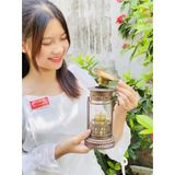  Đèn dầu trang trí thờ cúng bằng đồng (cao 20cm) 