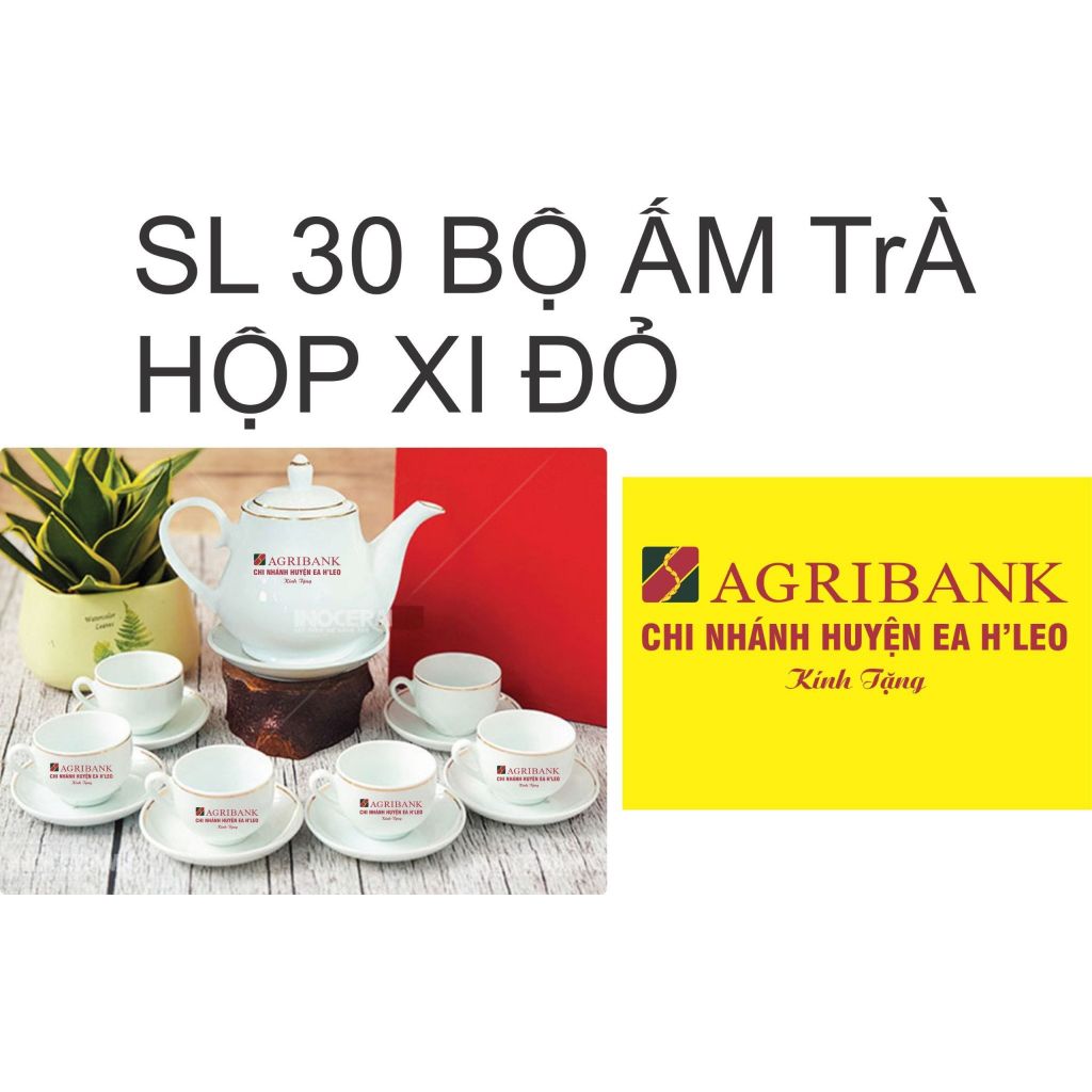  [Nhận In Logo] Bộ Ấm Chén Bát Tràng Sứ Trắng Dáng Bầu Dài Cao Cấp (Sản phẩm bao gồm in chữ và hộp) 