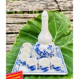  Nậm vẽ sen gốm sứ Bát Tràng cao cấp 