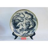  Đĩa cảnh long phụng bọc đồng-Siêu thị Bảo Khánh 