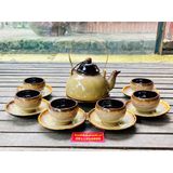  Bộ ấm chén hỏa biến gốm sứ Bát Tràng _SieuThiBaoKhanh 