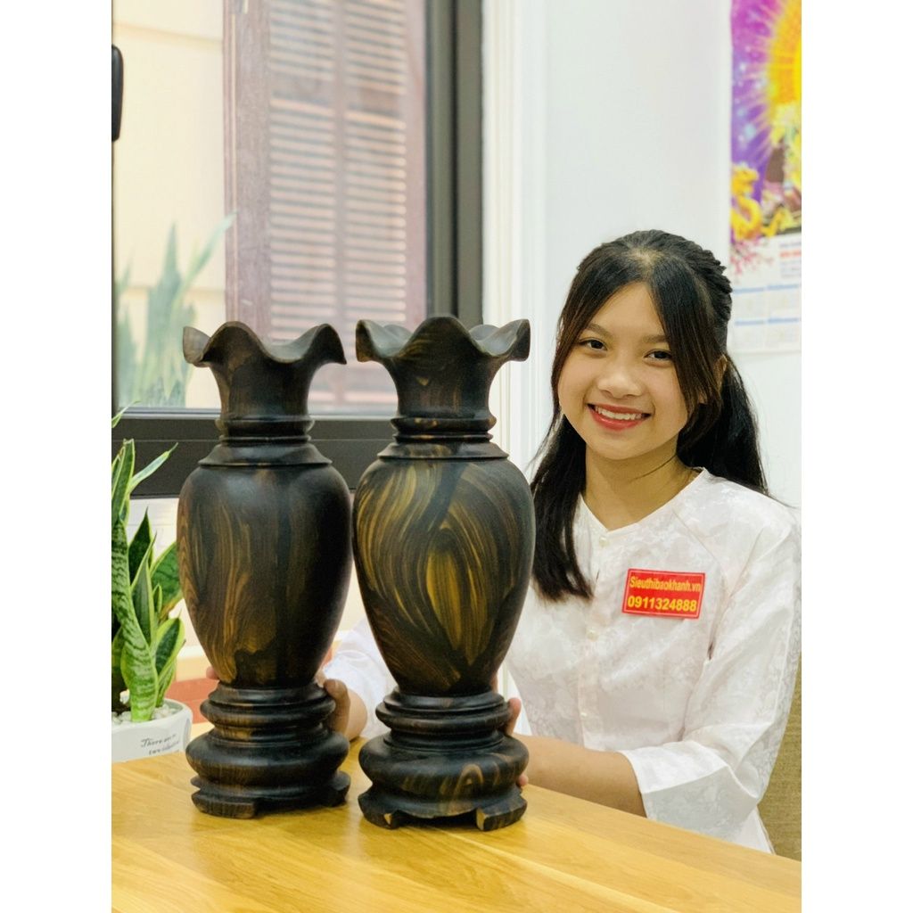  Cặp lục bình gỗ cao cấp 