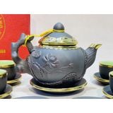  Bộ ấm chén tử xa bọc vàng 