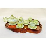  Bộ ấm chén đá màu xanh 