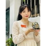  Gạt Tàn Chất Liệu Hợp Kim Đồng Trạm Trổ Tinh Xảo 15cm 