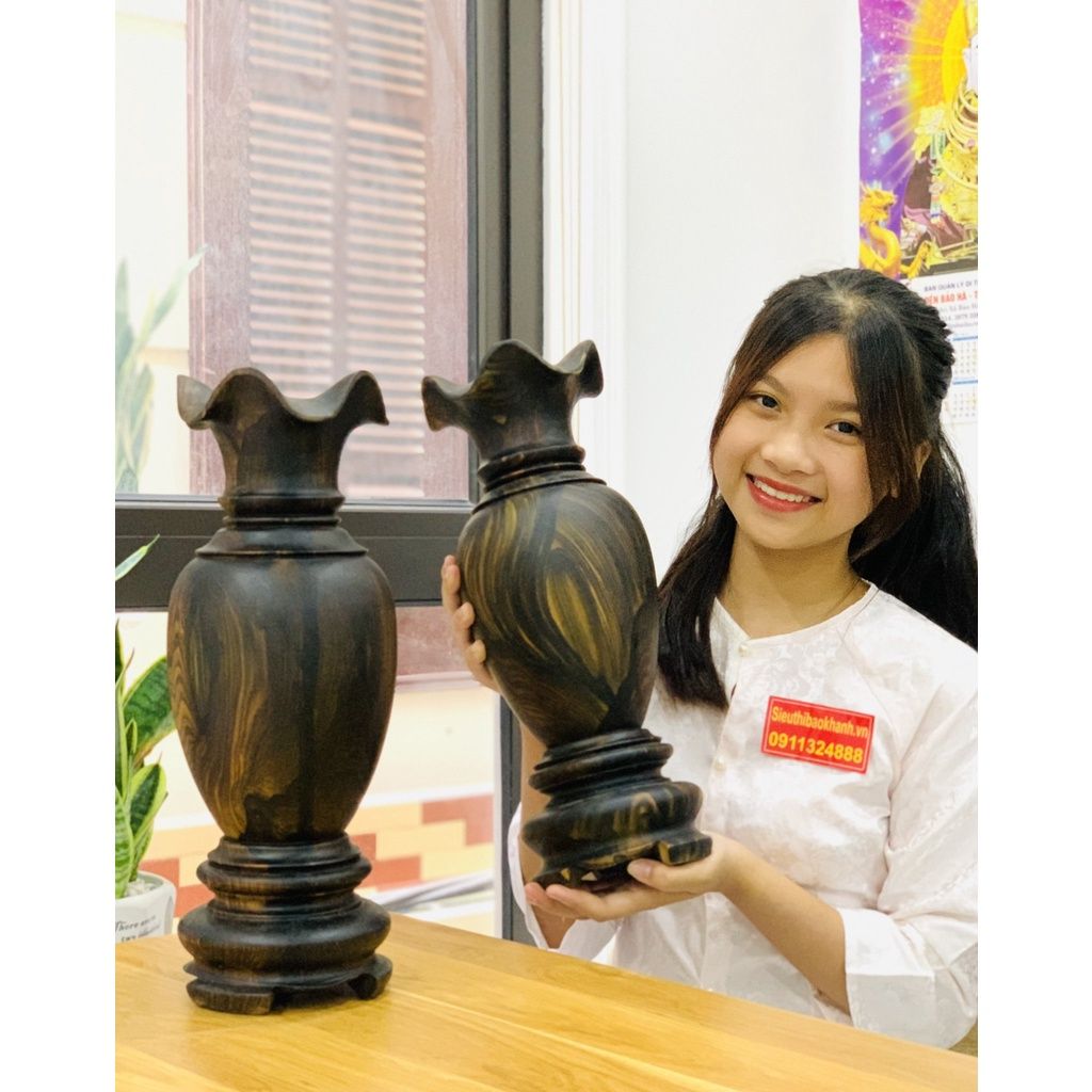  Cặp lục bình gỗ cao cấp 