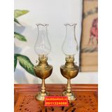  Đèn dầu Đồng phong thủy cao cấp 25cm 