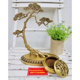  Xông trầm hương đồng quà tặng,đồ trang trí cao cấp 25cm-mỹ nghệ bảo khánh 