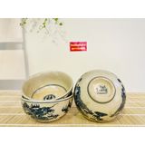 Bộ 10 bát men rạn họa tiết rồng xuất xứ Bát Tràng 
