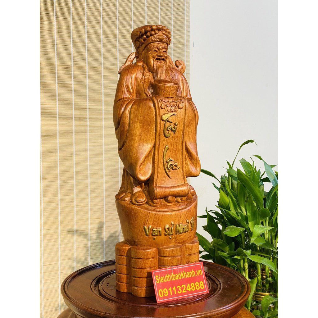  Tượng ông thần tài gỗ hương cao cấp 
