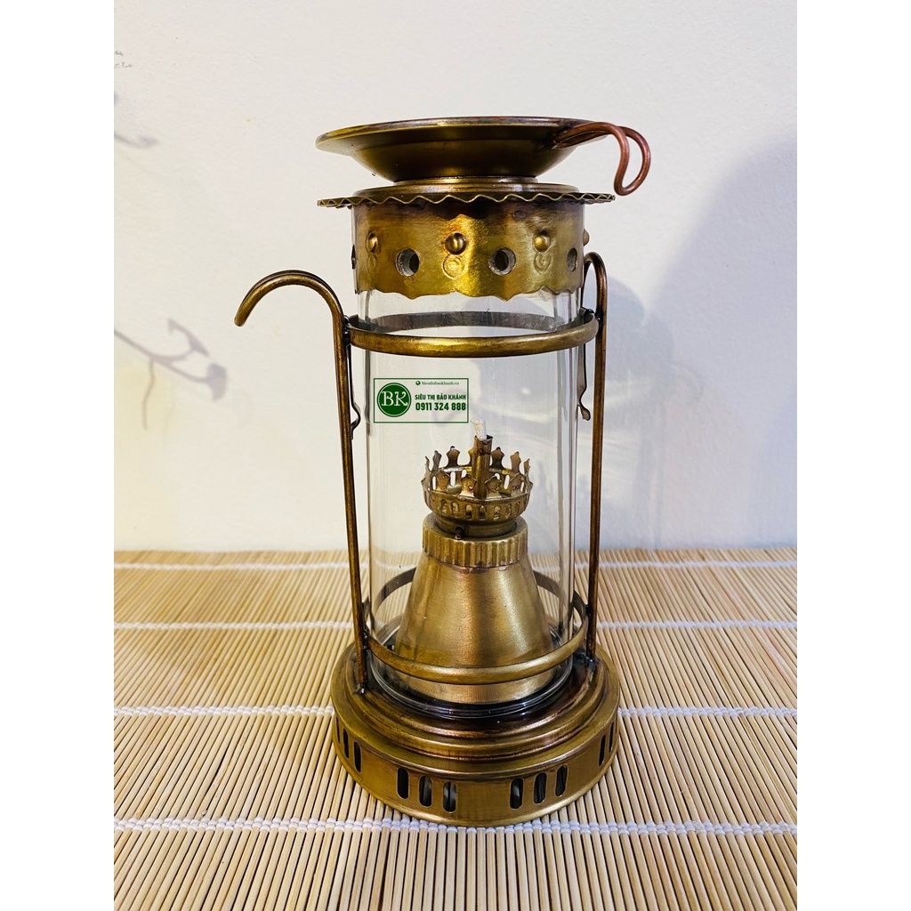  Đèn dầu đồng dáng cổ cao cấp 