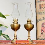  Đèn dầu Đồng phong thủy cao cấp 25cm 
