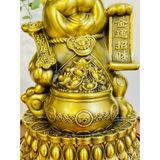  Tượng mèo thần tài mạ vàng 
