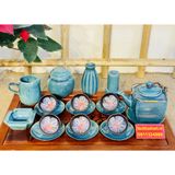  Bộ Ấm Trà Hỏa Biến Lòng Hoa Kèm Phụ Kiện BKCEVN-8004 