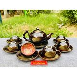  Bộ ấm chén hỏa biến lòng hoa 