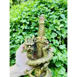  Tượng rồng cuộn phong thủy -Bảo Khánh 