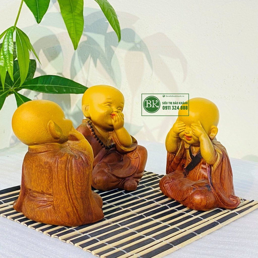  Tượng 3 chú tiểu tam không-mỹ nghệ bảo khánh 