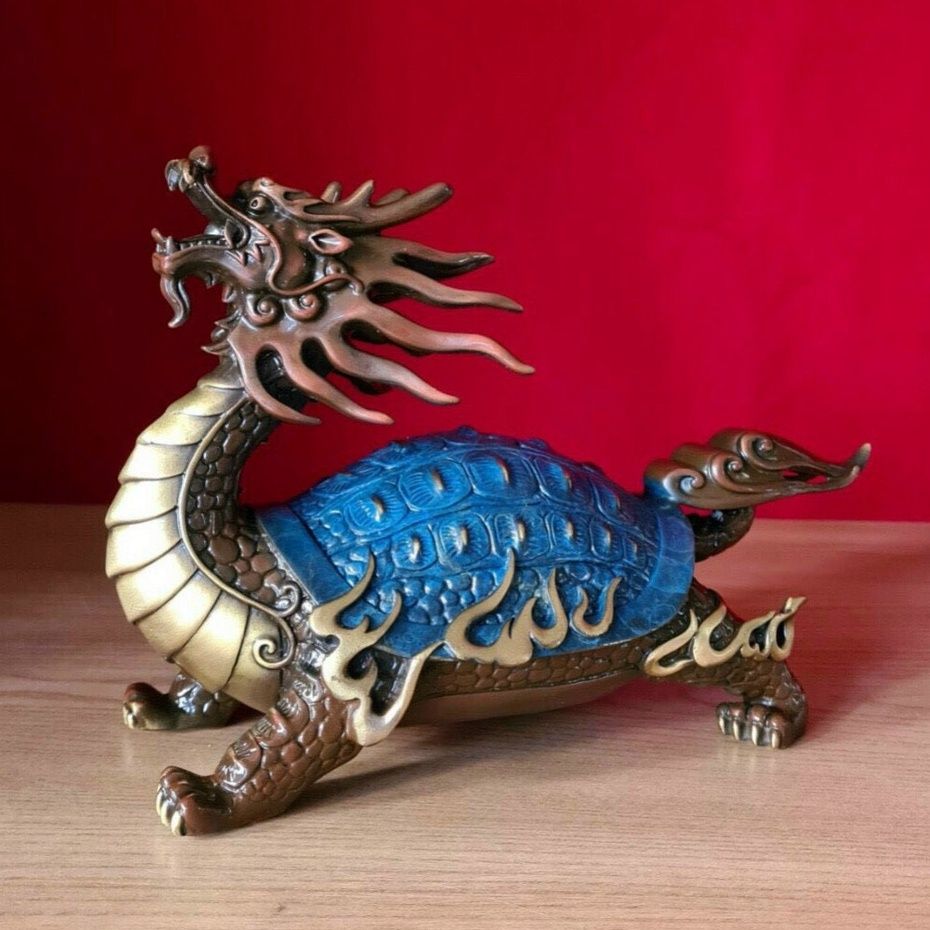  [Chiêu Tài Hút Lộc]-Rùa Đồng Phong Thủy 20cm-Phong Thủy Bảo Khánh 