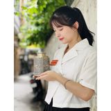  Hộp chè chất liệu hợp kim đồng cao cấp 18cm 