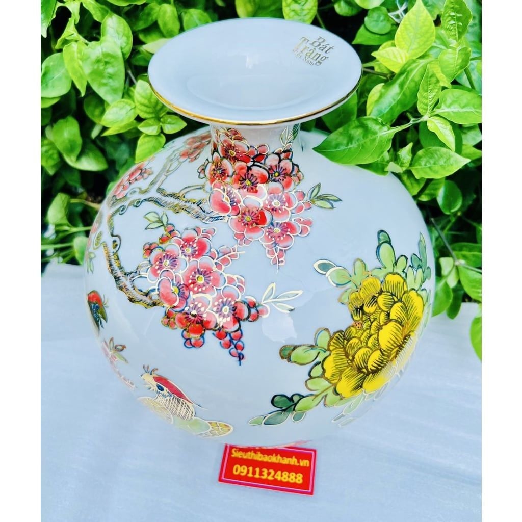  Bình hút lộc công đào-Bảo Khánh 