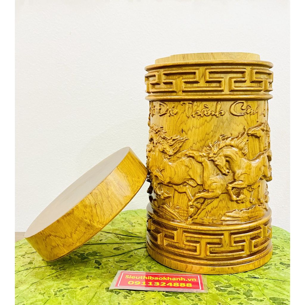  Hũ đựng chè Mã đáo thành công 20 cm 