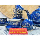  Bộ ấm chén,ấm trà Đẹp chính hãng Bát Tràng-Gốm sứ Bảo Khánh 