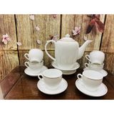  Bộ ấm chén Bát Tràng cao cấp chính hãng 800ml 