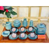  Bộ Ấm Trà Hỏa Biến Lòng Hoa Kèm Phụ Kiện BKCEVN-8004 