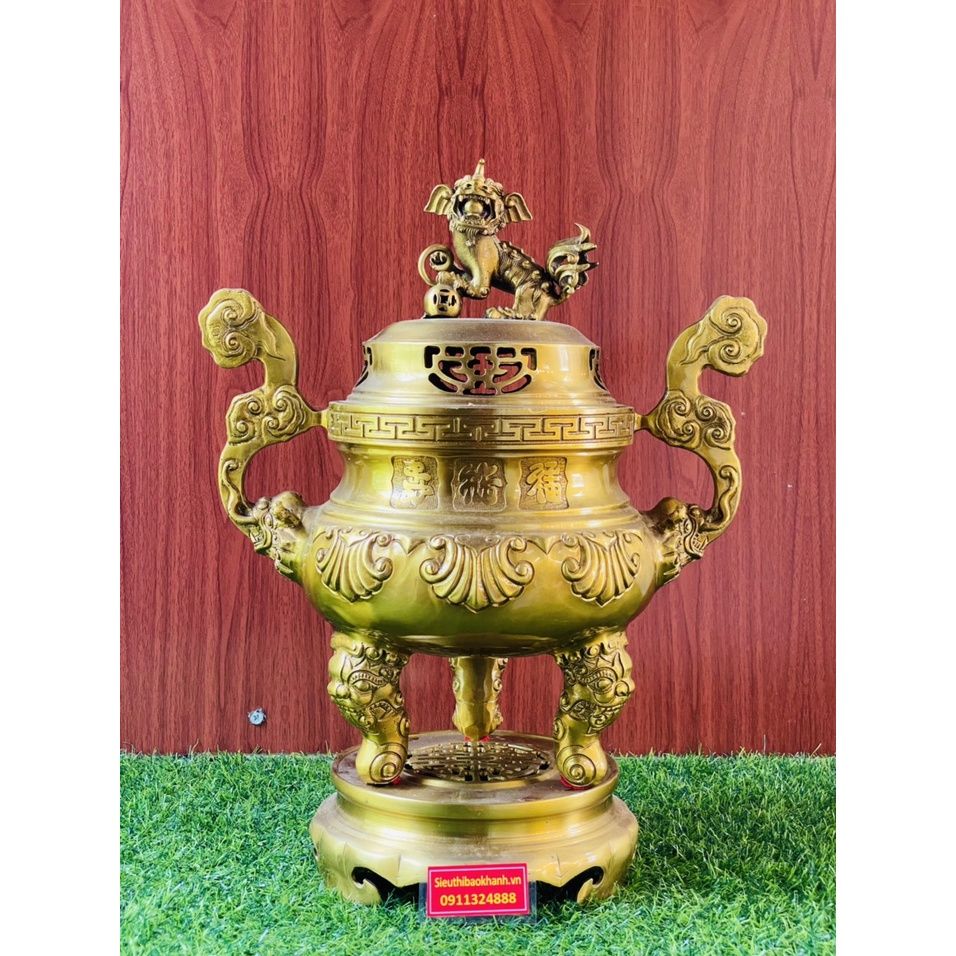  Lư Trầm đồng chính hãng Đại Bái cao 20 cm 