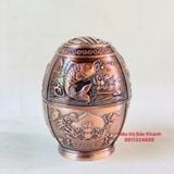  Hộp đựng tăm bằng đồng 