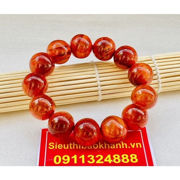  Chuỗi Vòng Tay Gỗ huyết long Chuẩn Vân Tự Nhiên 