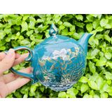  Bộ ấm chén xanh vẽ sen vàng 