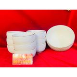  Bộ mười bát ăn họa tiết in nổi 