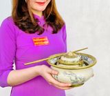  Bộ điếu bát men rạn Bát Tràng tranh cổ Trung Hoa BKCE-001360VN-1432 