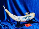  Điếu Cày Ngà Voi Men Rạn Giả Cổ – Sơn Thủy Bọc Đồng Bát Tràng BKCE-001400VN-1414 