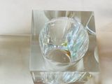  Đế cắm bút để bàn quả địa cầu mạ vàng 