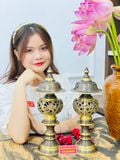  Cặp Đèn Thờ Bằng Đồng Cao Cấp 