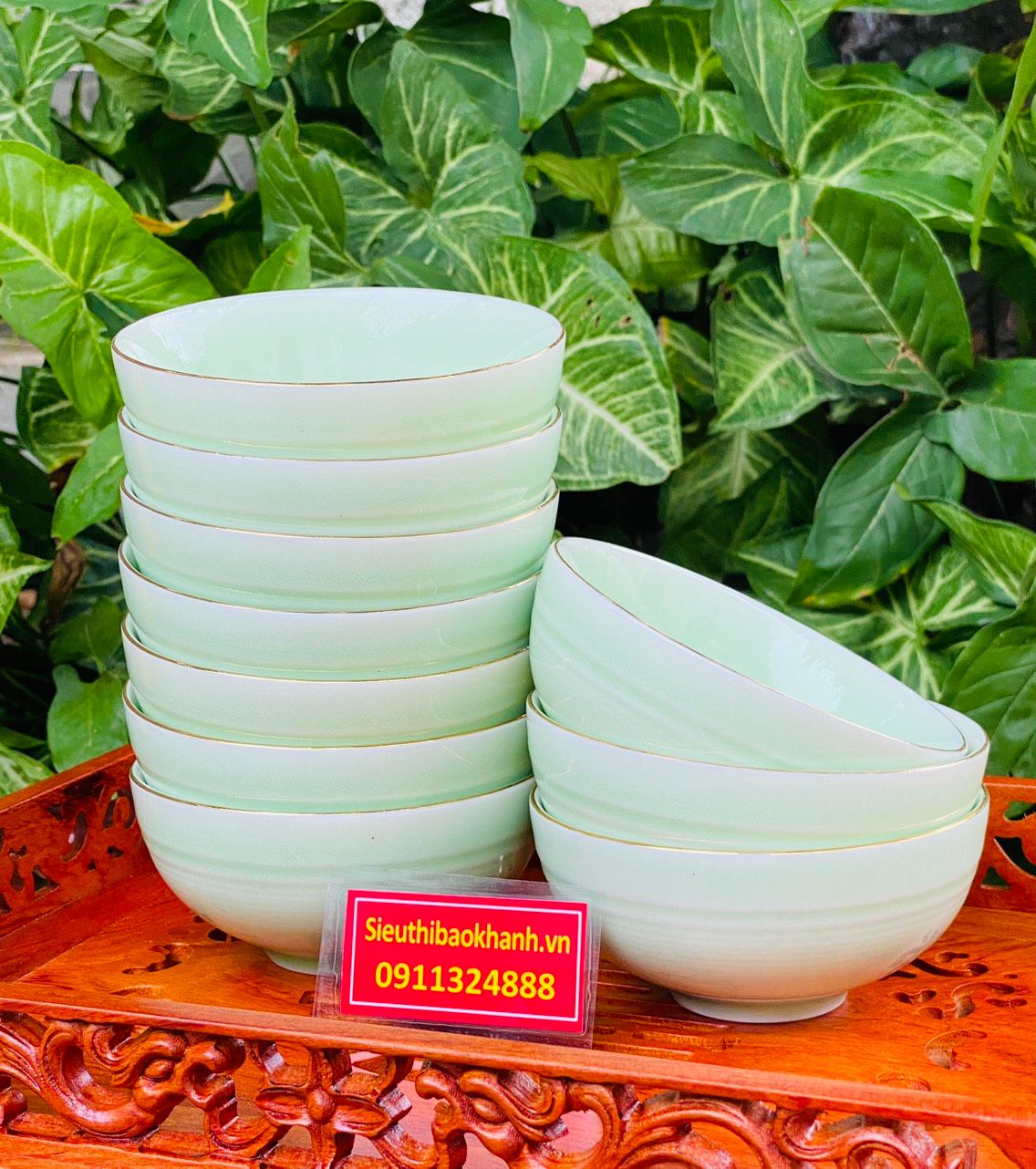  Bộ bát men ngọc 