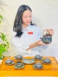  Bộ ấm chén gốm sứ 
