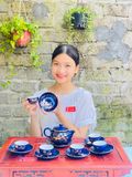  Bộ ấm chén pha chè gốm sứ 
