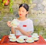  Bộ ấm chén gốm sứ 