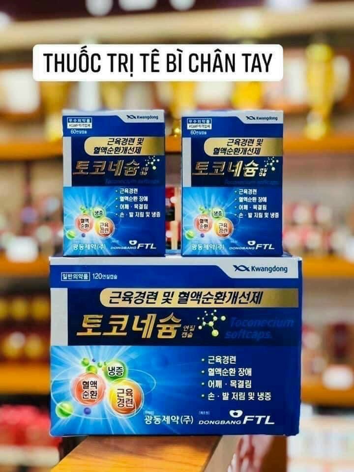  Thuốc Trị Tê Bì Chân Tay Hàn Quốc 