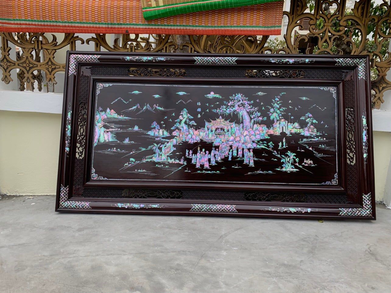  Tranh gỗ treo tường Vinh quy Bái Tổ 