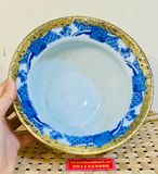  Điêu bát men Lam bọc đồng vẽ Thất tiên BKCEVN-8053 