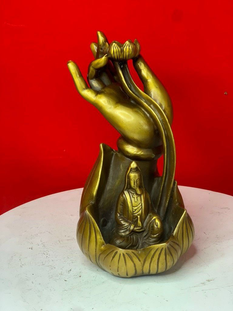  Tháp Trầm tay phật bằng đồng 