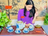  [MIỄN PHÍ VẠN CHUYỂN TOÀN QUỐC] Bộ ấm chén Trúc lâm thất hiền bọc đồng 