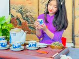  [MIỄN PHÍ VẠN CHUYỂN TOÀN QUỐC] Bộ ấm chén Trúc lâm thất hiền bọc đồng 