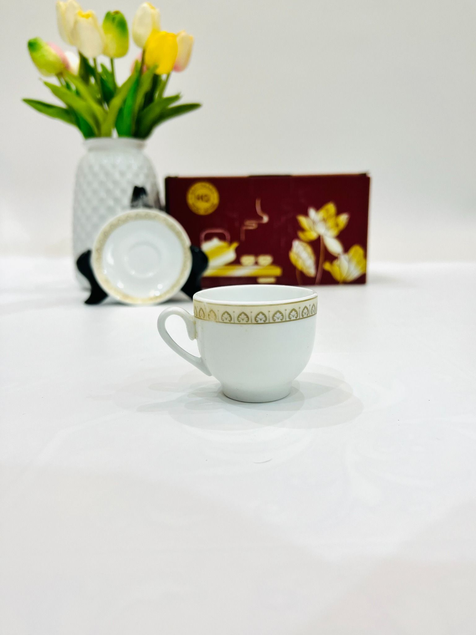  Bộ ấm chén 2 viền thông xanh viền trắng dung tích 650ml 